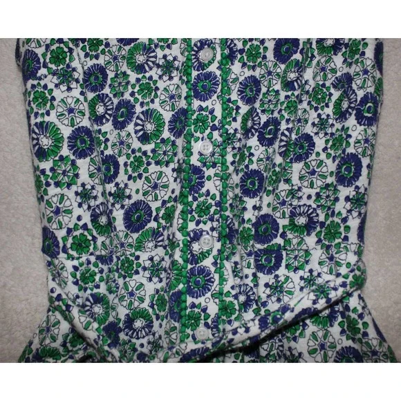 Boden Button Up Floral Dress w/ Pockets, 100% Cotton, Women's Size 6R - Picture 6 of 14